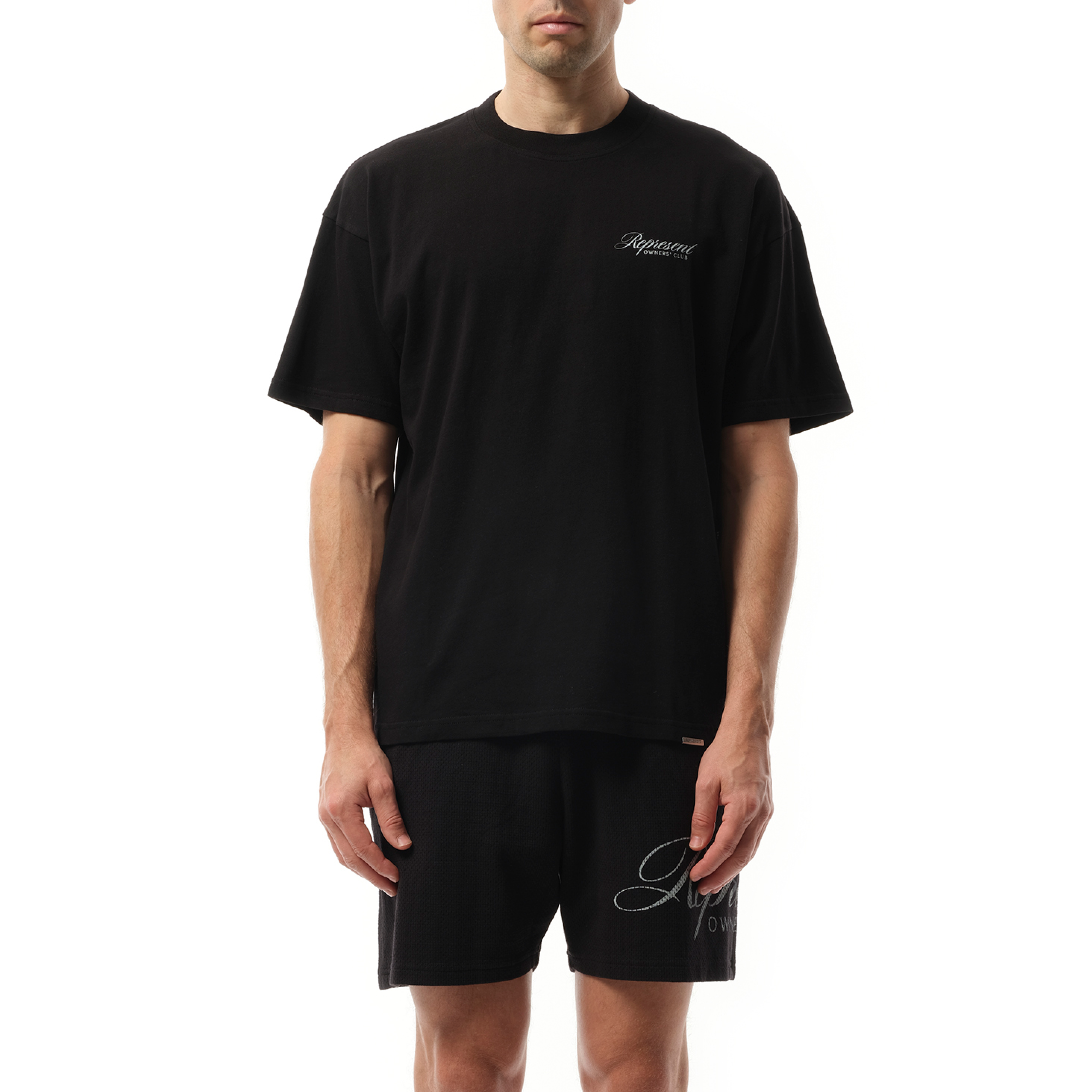 Represent Owners Club Script T-Shirt in Black