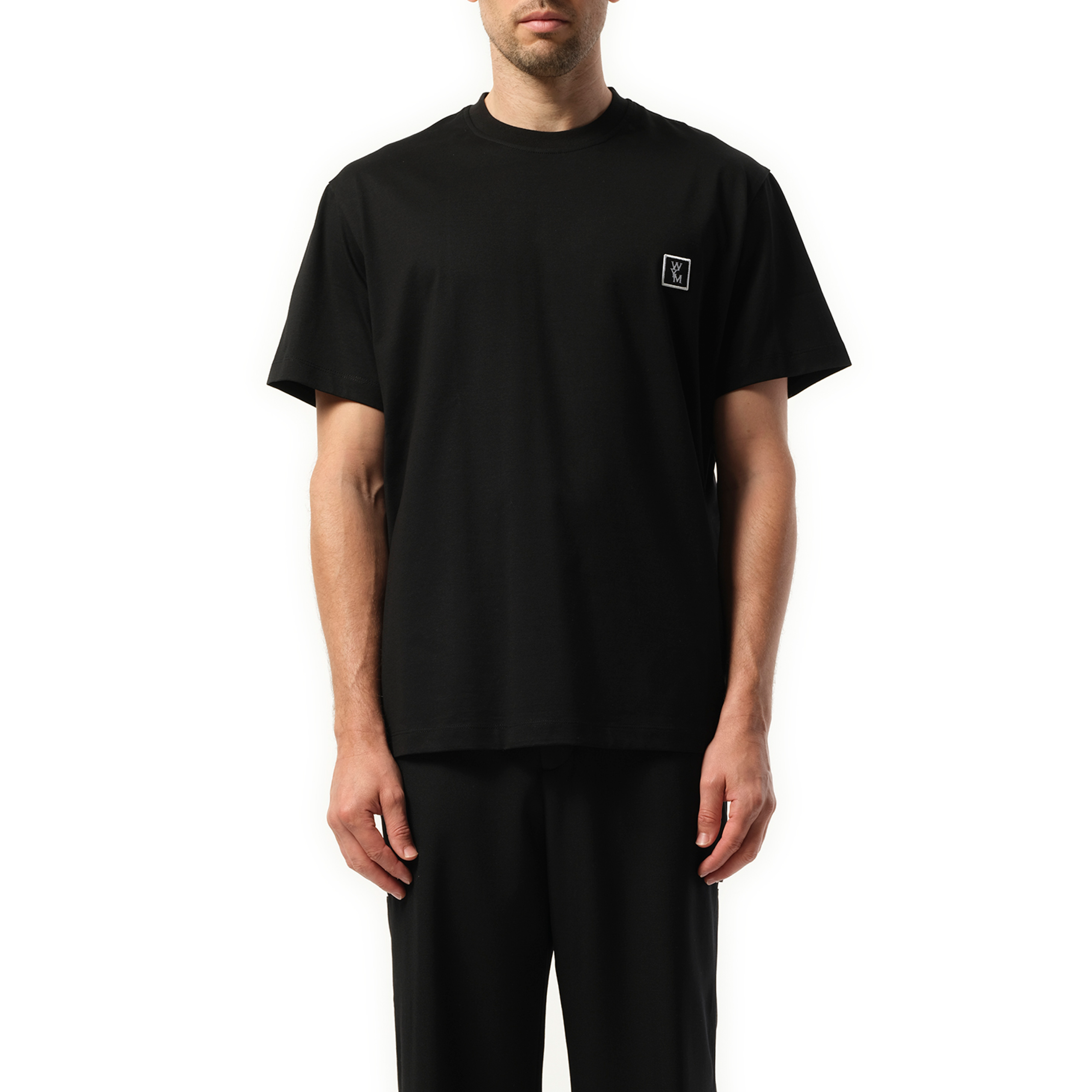 Logo Patch T-Shirt in Black