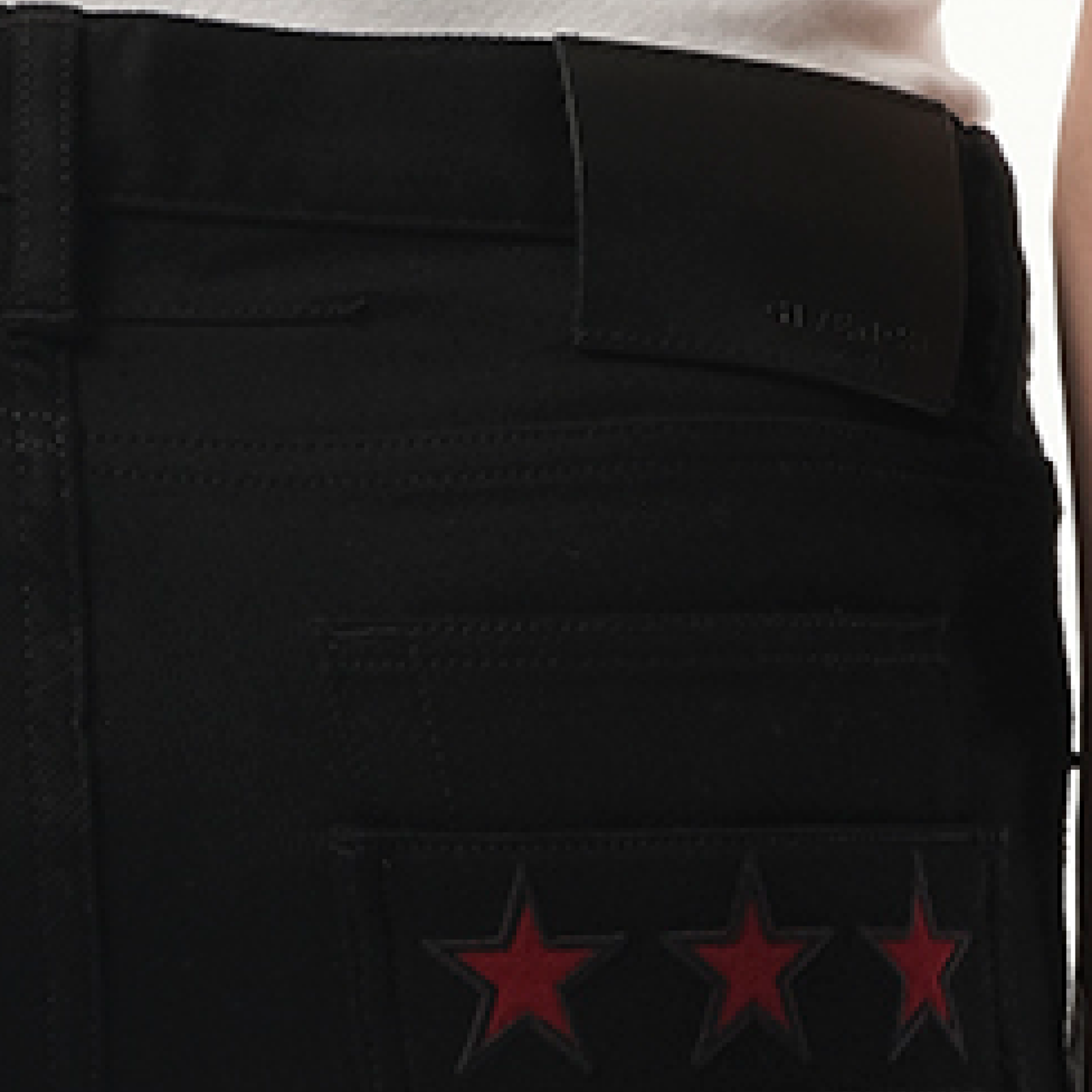 Red Stars Jeans in Black