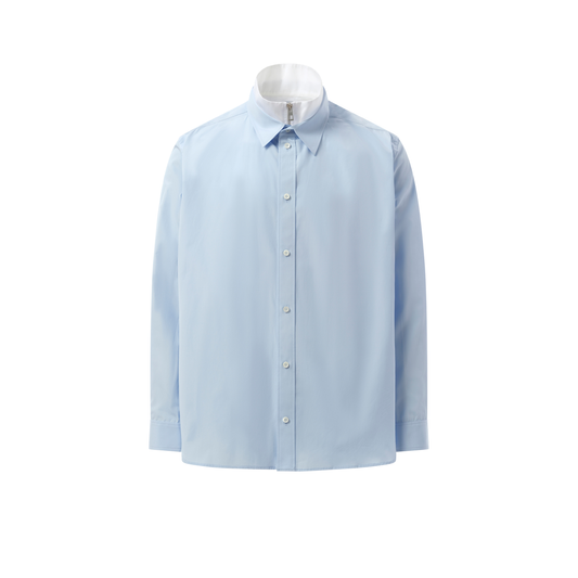 Hybrid Shirt in Light Blue/White