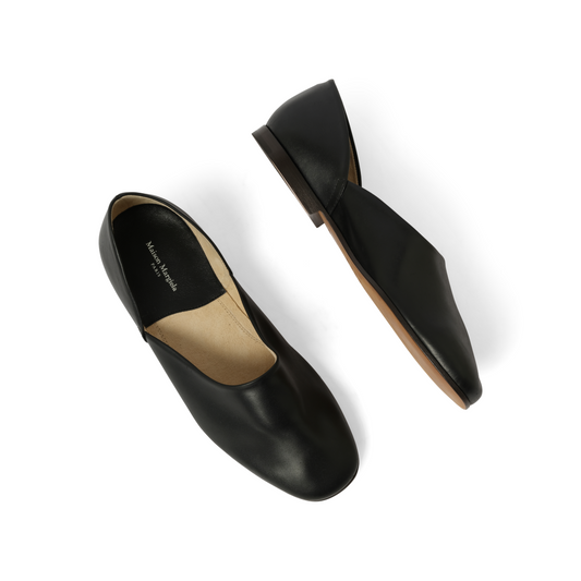 Grecian Slippers in Black