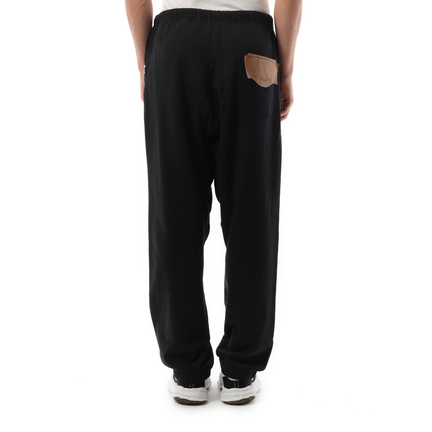 Distressed Sweatpants in Black