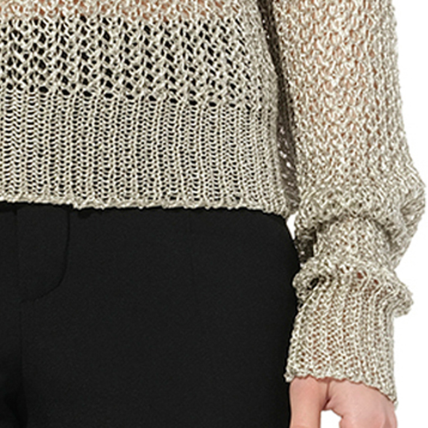 Knit Jumper in Silver