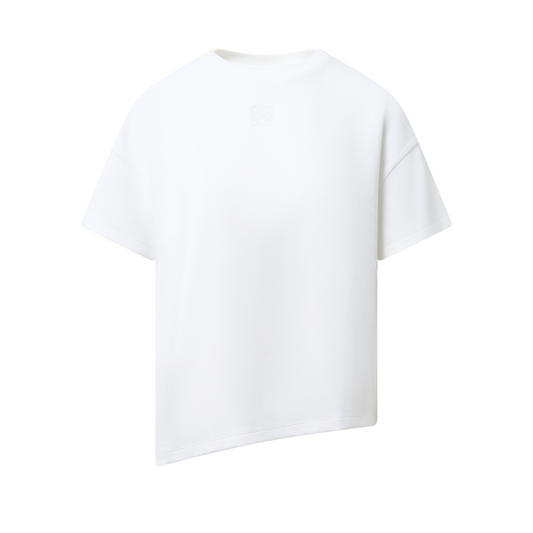 Asymmetric T-Shirt in White