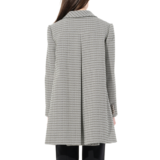 Cappotto Coat in Grey/Black