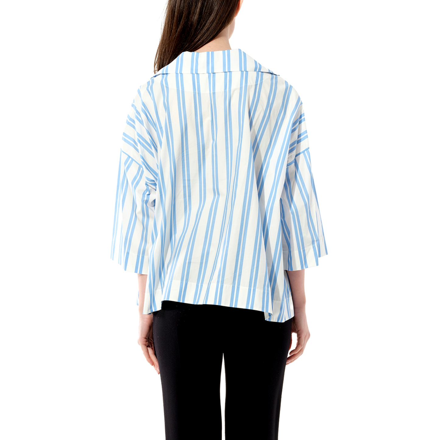 Chilien Top in Blue/White