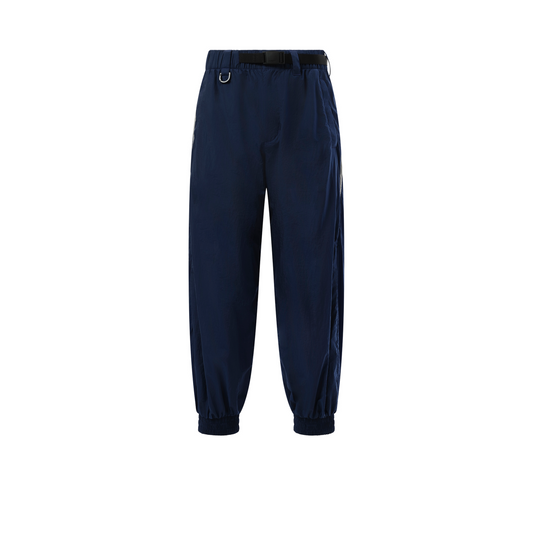 3 Stripe Nylon Pants in Dark Blue