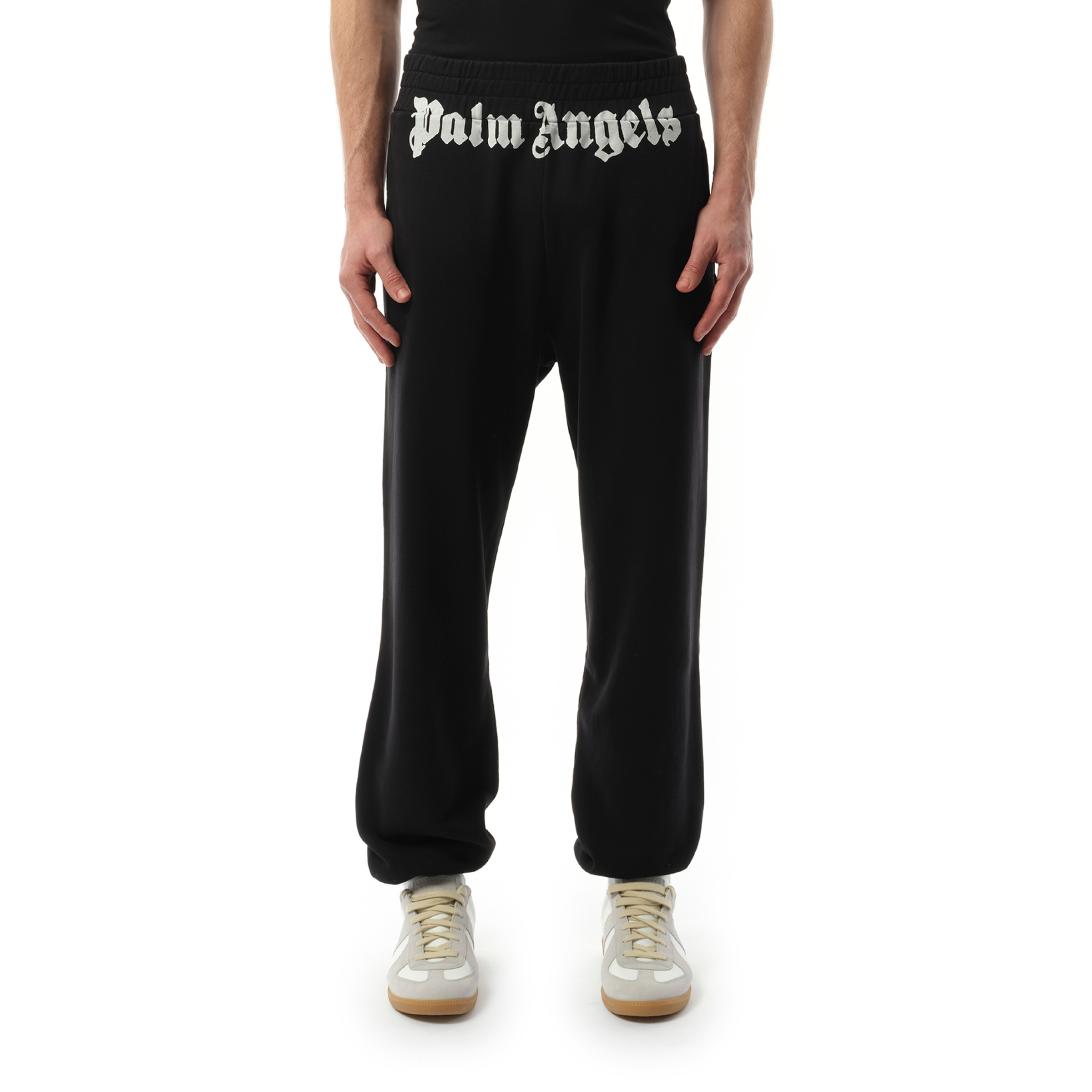 Classic Logo Sweatpants in Black/Off White