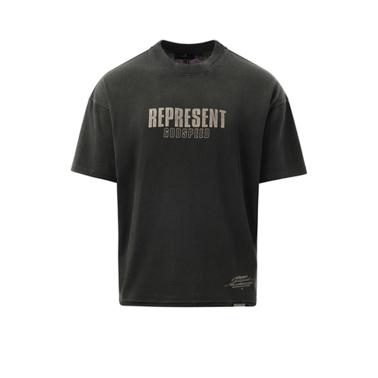 Godspeed T-Shirt in Aged Black