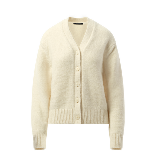 Le Cardigan Jacquemus in Light Beige