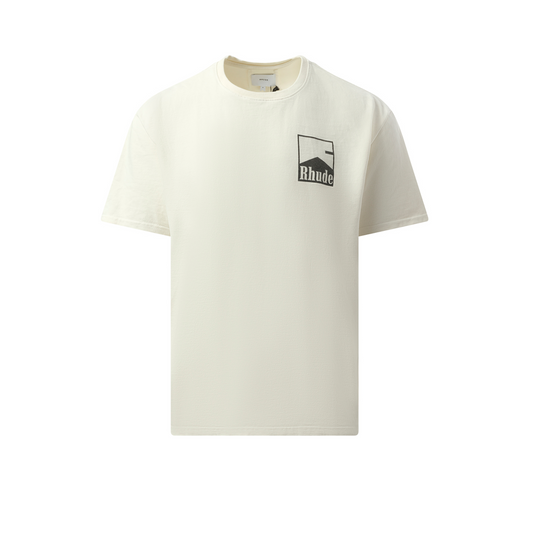 Rhude Chevron T-Shirt in Vintage White