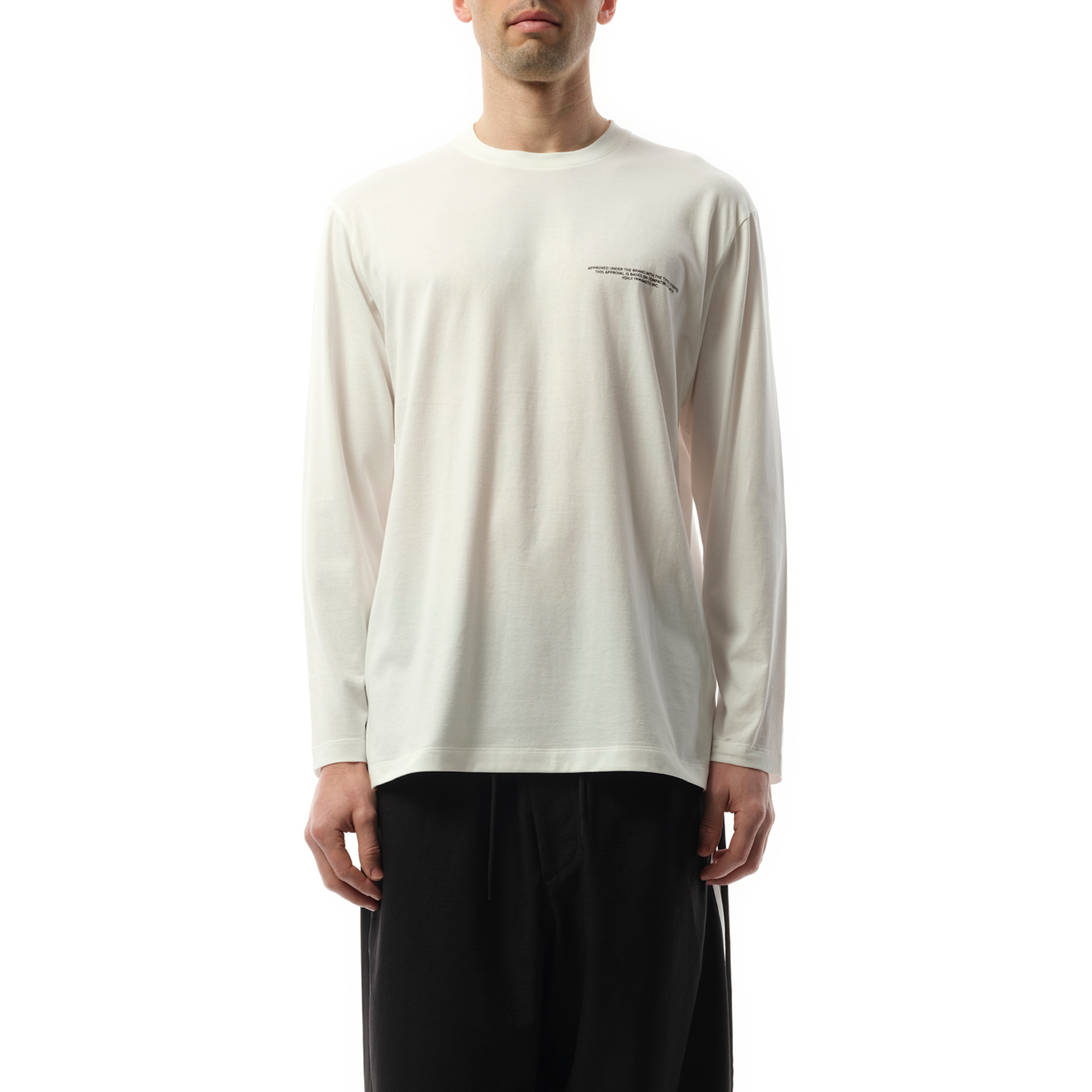 Logo Long Sleeve T-Shirt in White