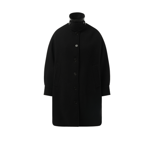 Iconic Wool Coat in Black