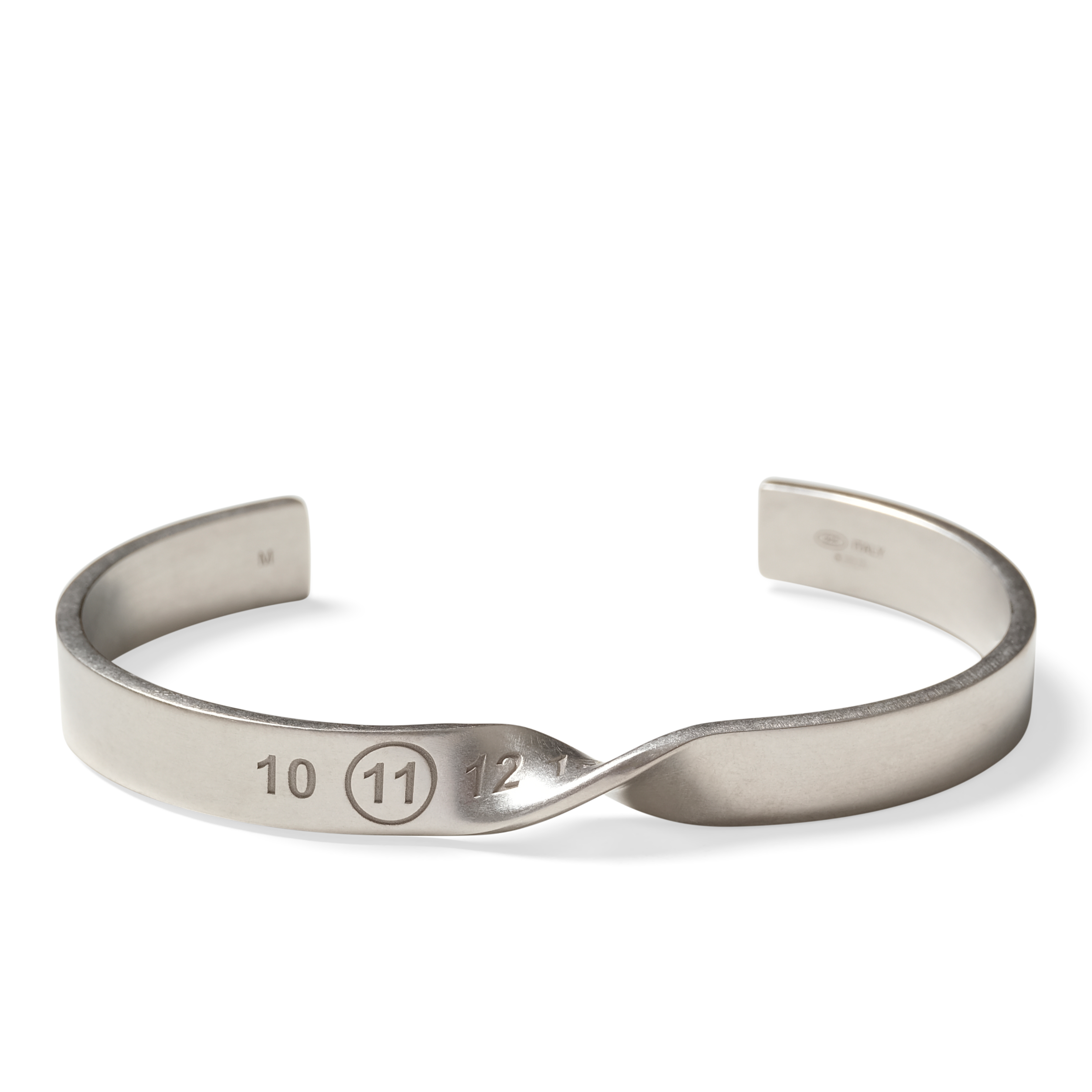 Twist Bracelet in Palladio Semi Polished Plating