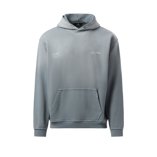 Patron of The Club Hoodie in Washed Grey