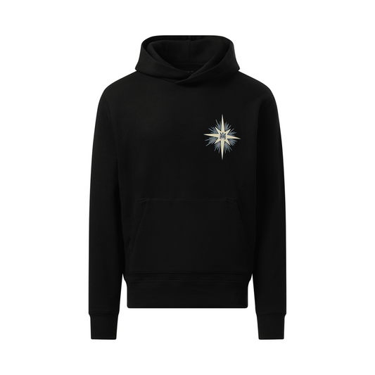 Amiri Starburst Hoodie in Black