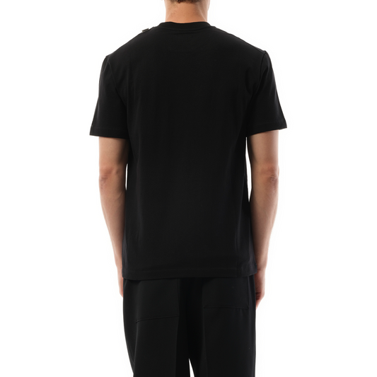 Logo Flag Pocket T-Shirt in Black