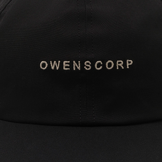 Owenscorp Baseball Cap in Black/Pearl