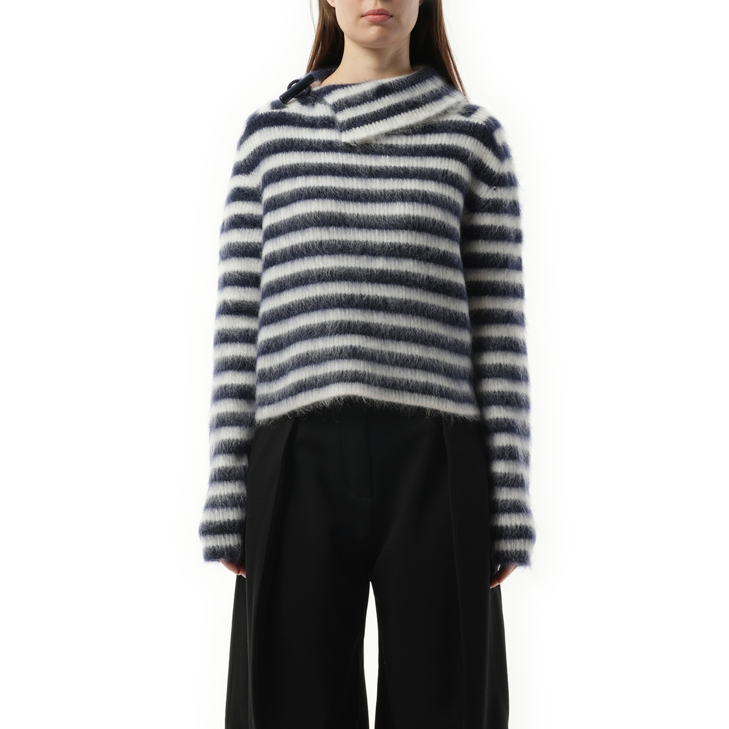 Le Pull Marina in Navy/Multicolour