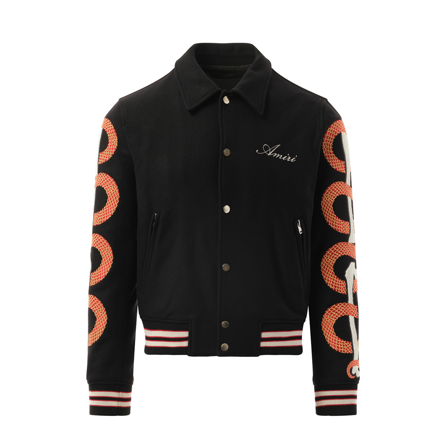 Amiri Snake Bones Jacket in Black