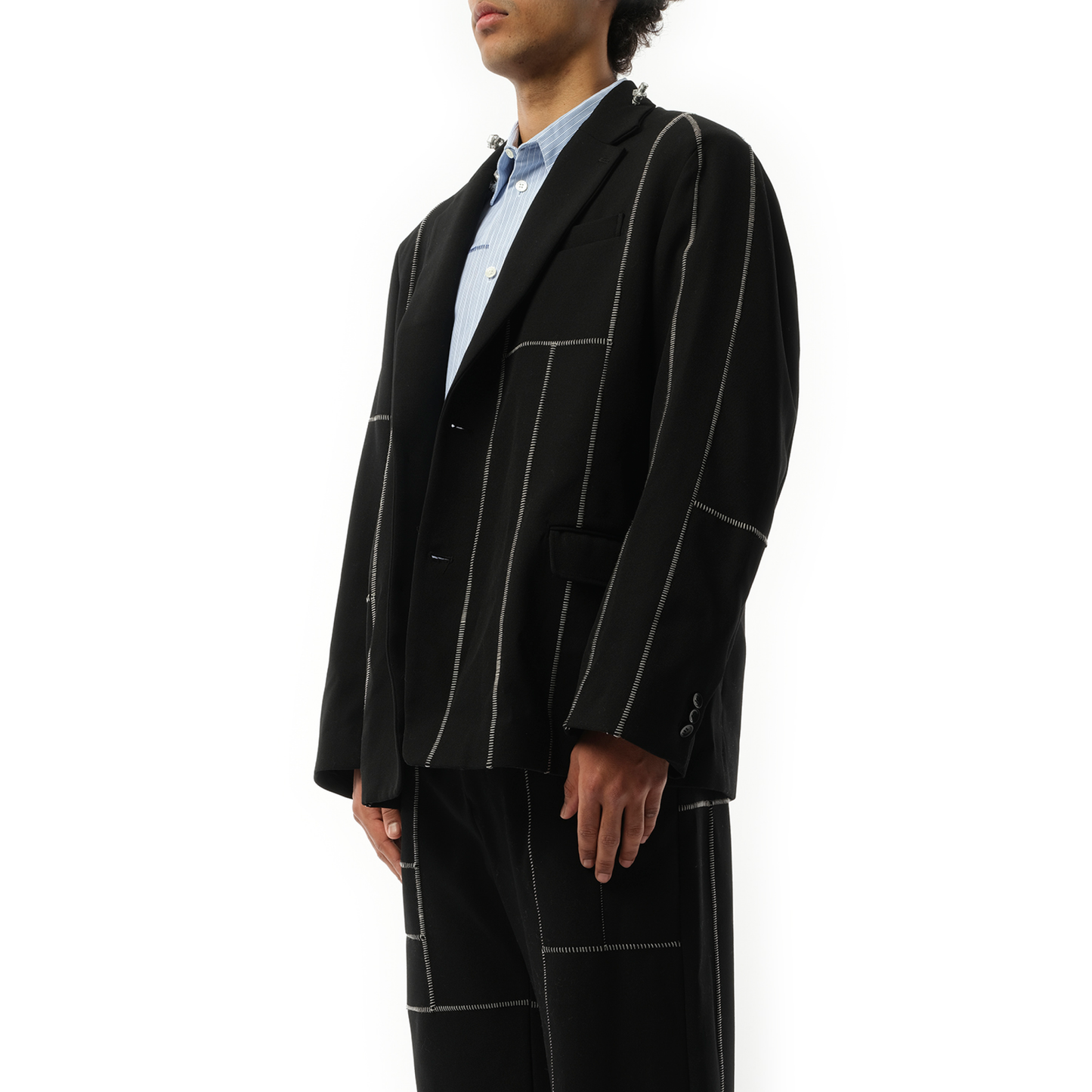 Frankenstein Cutting Jacket in Black