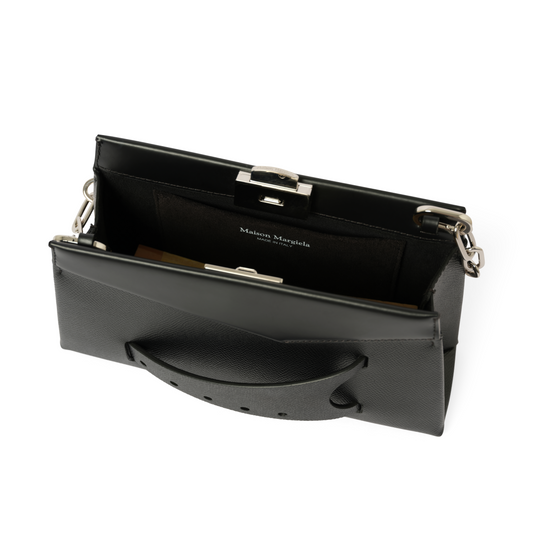 Snatched Small Shoulder Clutch Bag in Black