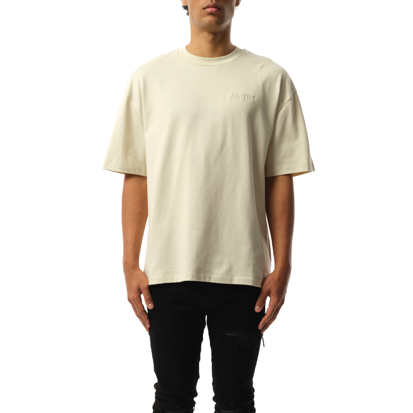 Amiri Oversized T-Shirt in Birch