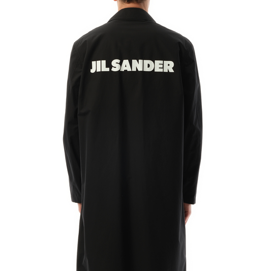 Jil Sander Logo Parka in Black