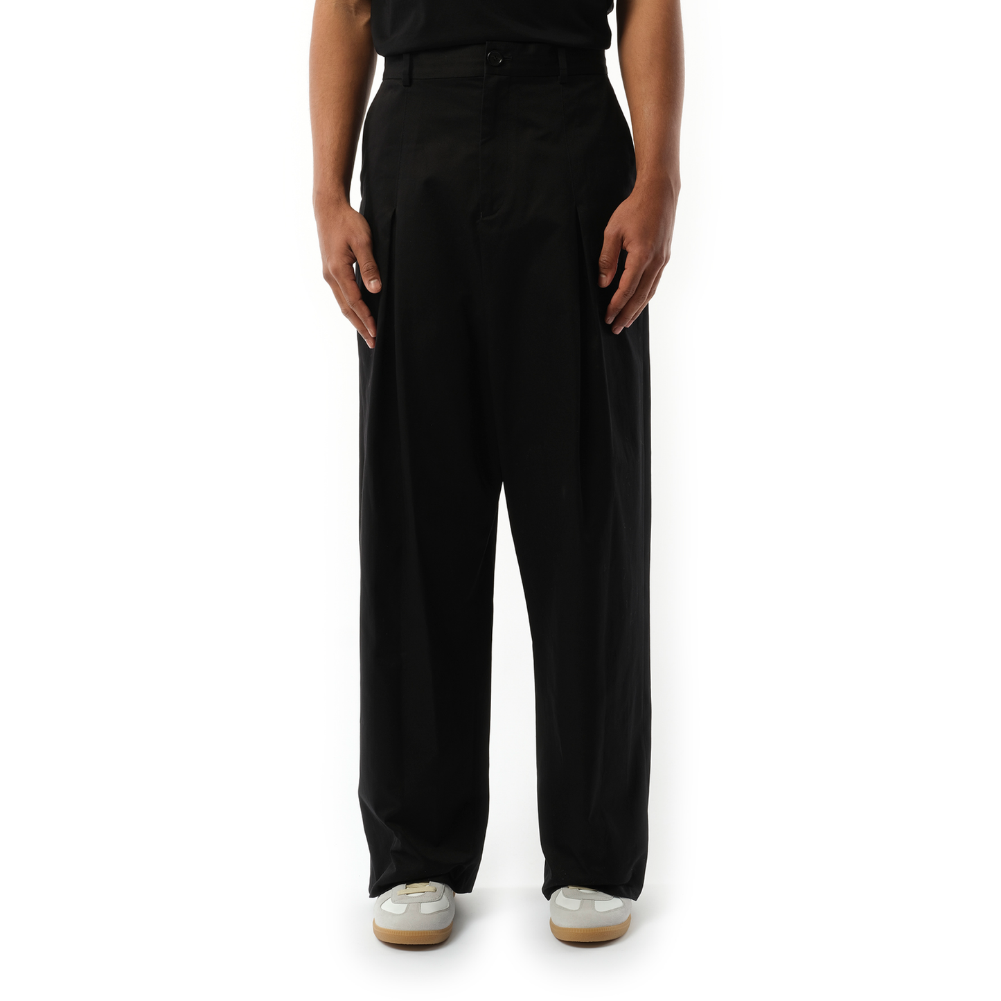 Low Crotch Trouser in Black