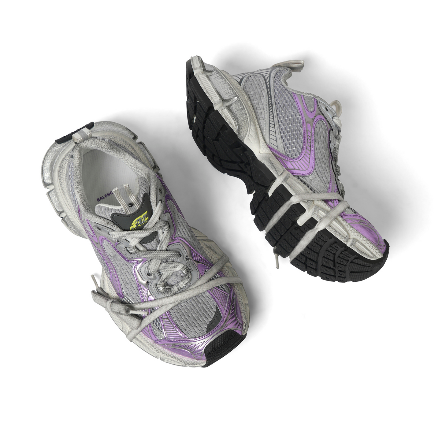 3XL Sneaker in Grey/Purple/White