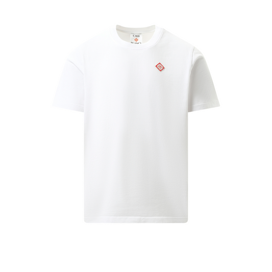 Diamond Logo Patch T-Shirt in White