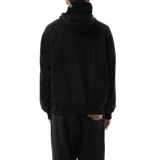 Cap Combined Parka in Black