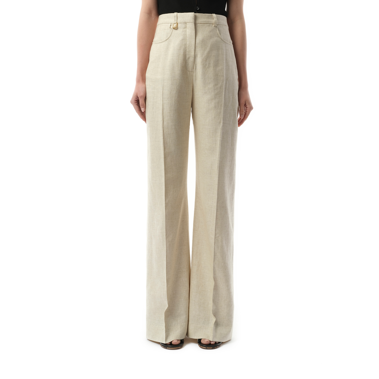 Le Pantalon Sauge in Light Beige