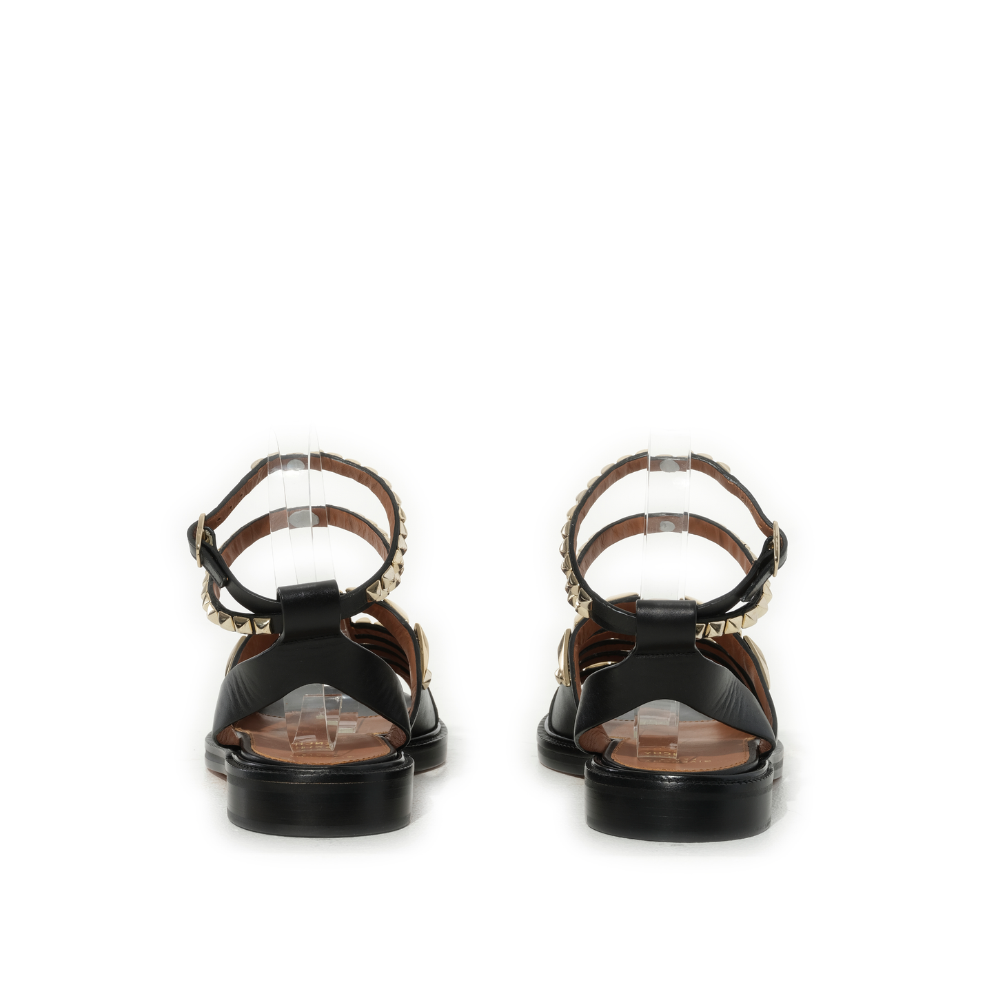 Gladi Flat Sandal in Black