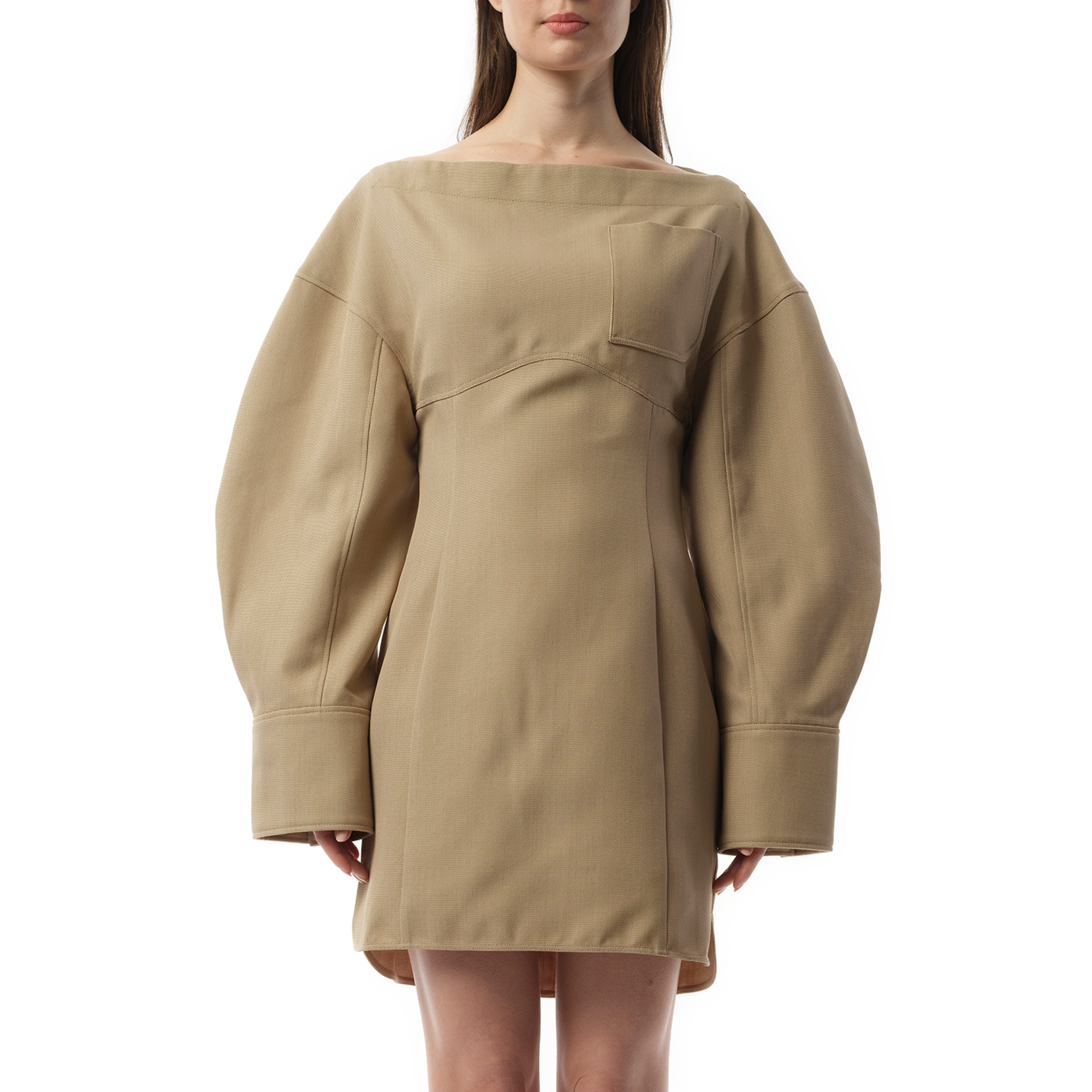 La Robe Chemise Casaco in Beige