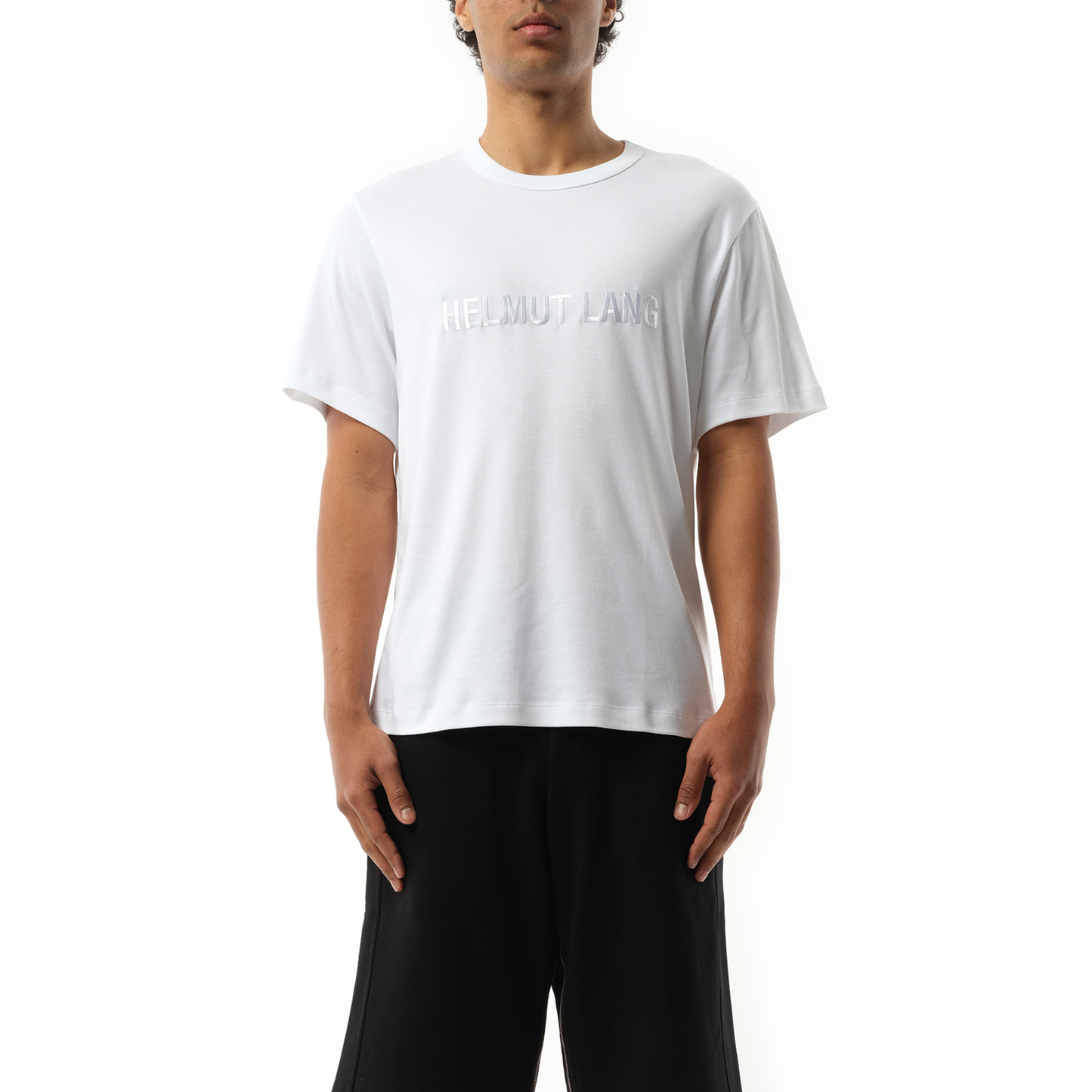 Logo Embroidered T-Shirt in White