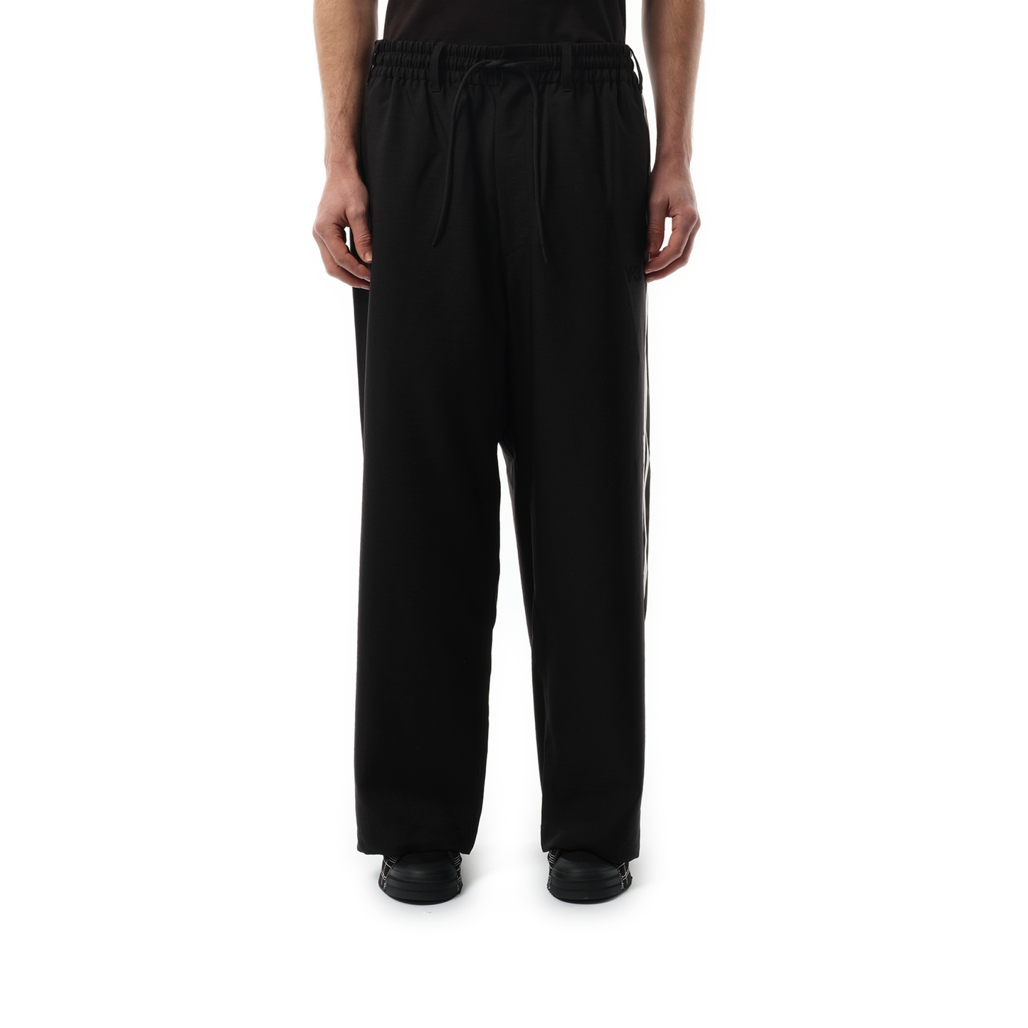 Sports Uniform 3 Stripe Pants in Black