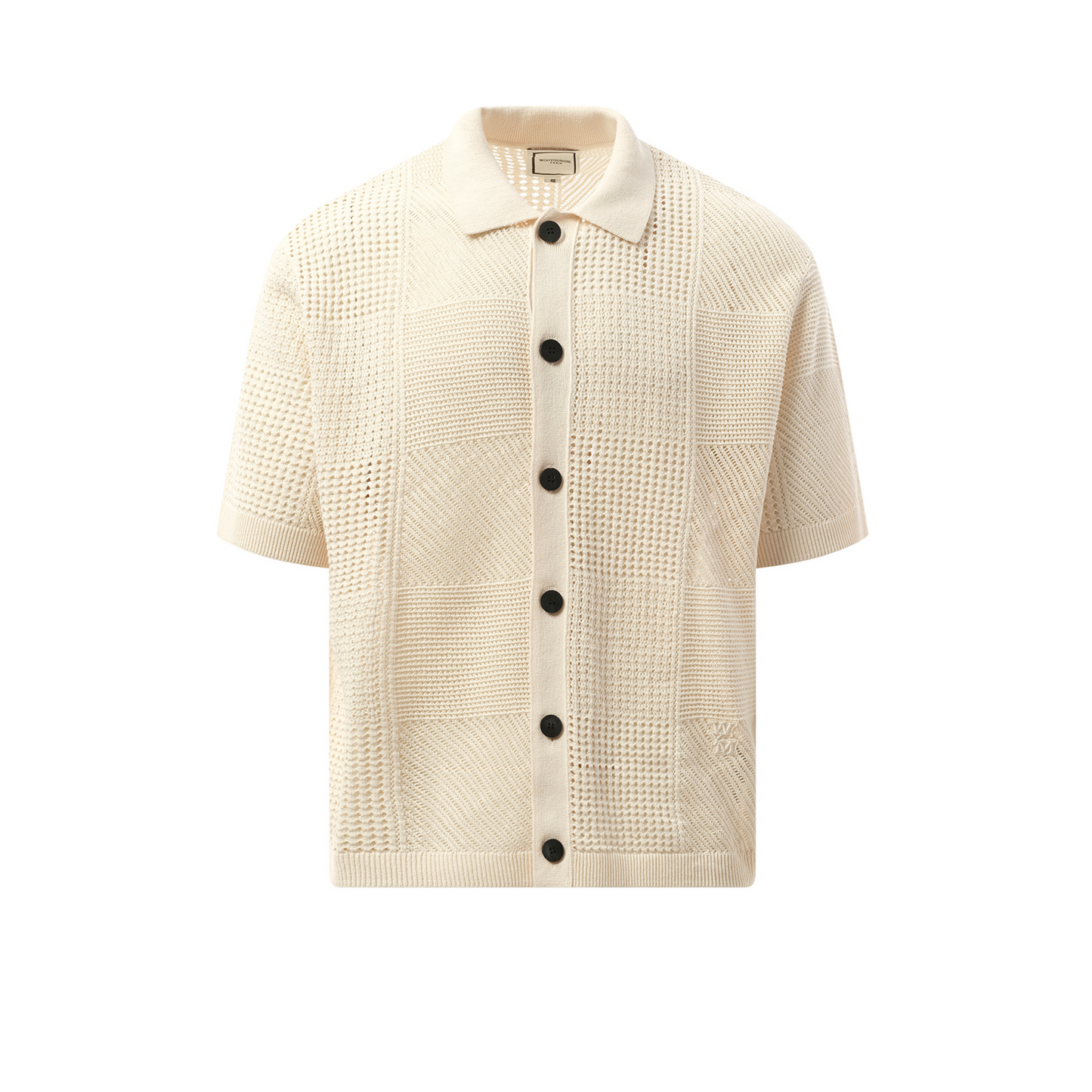 Crochet Shirt in Ivory