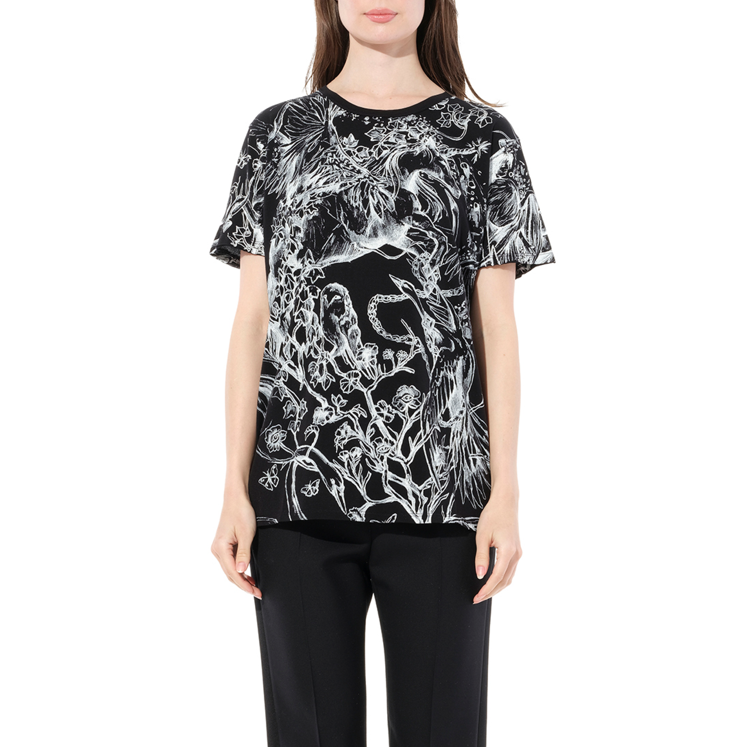 Unicorn Dreams T-Shirt in Black/White