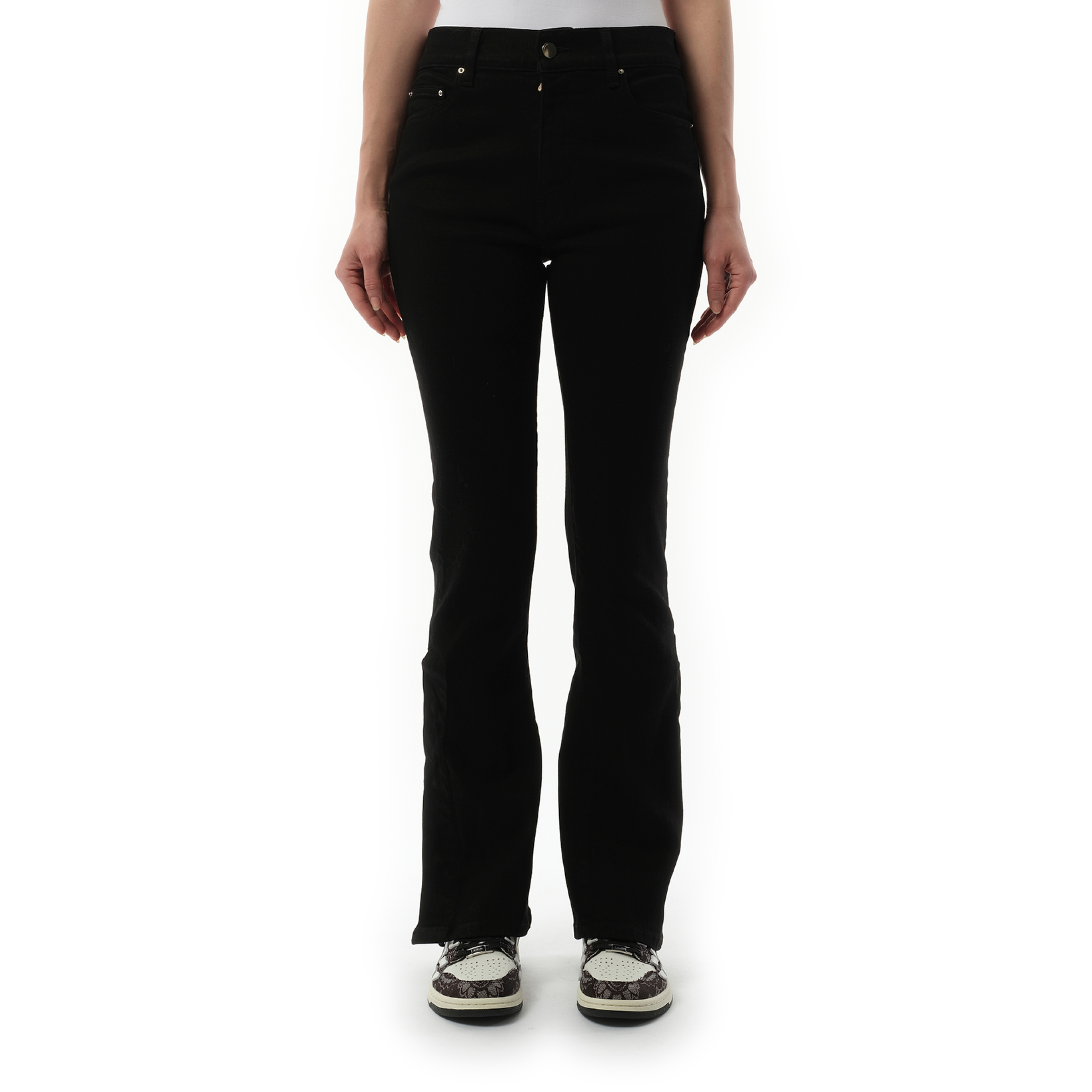 Kick Flare Jeans in Black OD