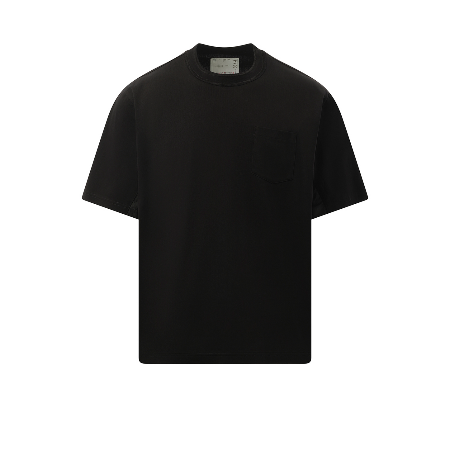 Cotton Jersey T-Shirt in Black