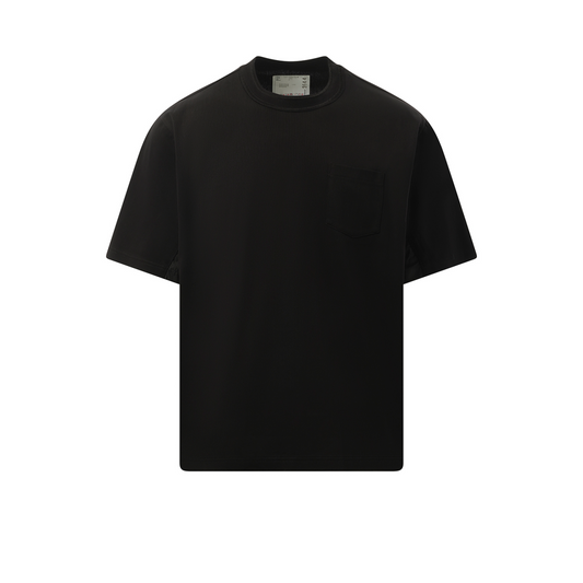 Cotton Jersey T-Shirt in Black