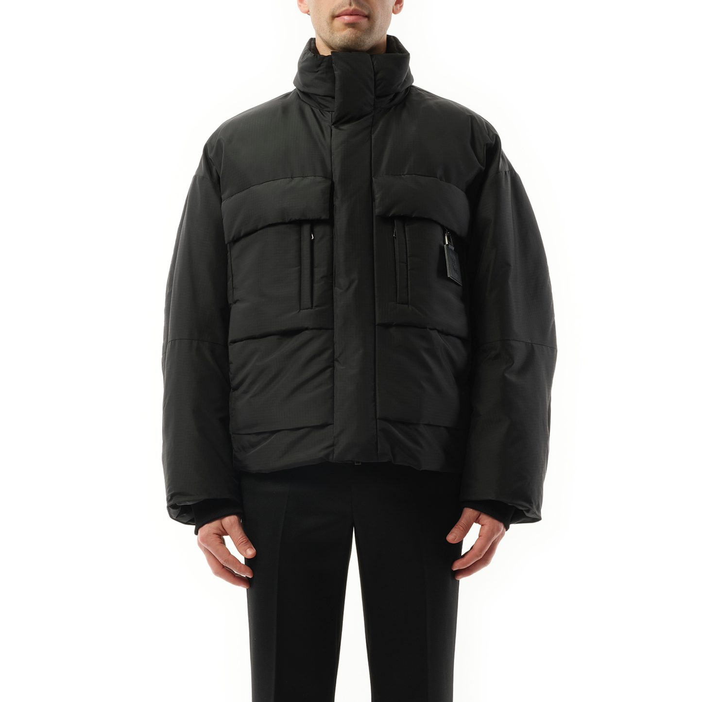 Technical Down Jacket in Black