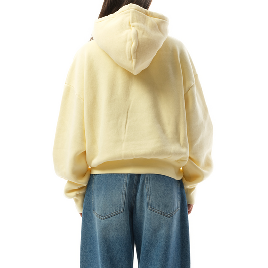 Le Hoodie Corto Uni Club in Beige