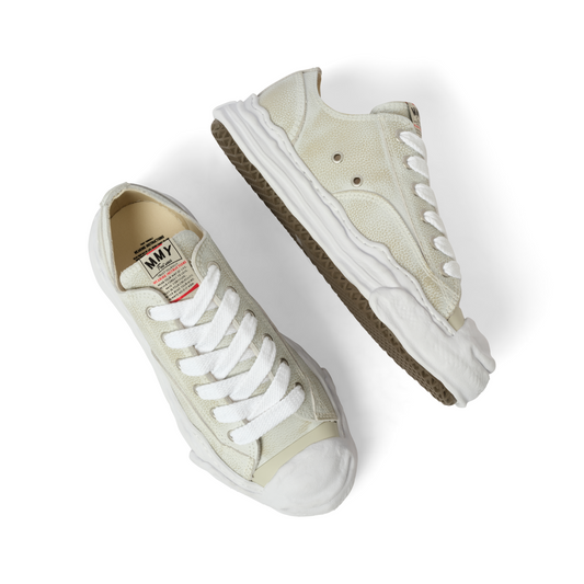 Hank OG Shrink Leahter Sneaker in White