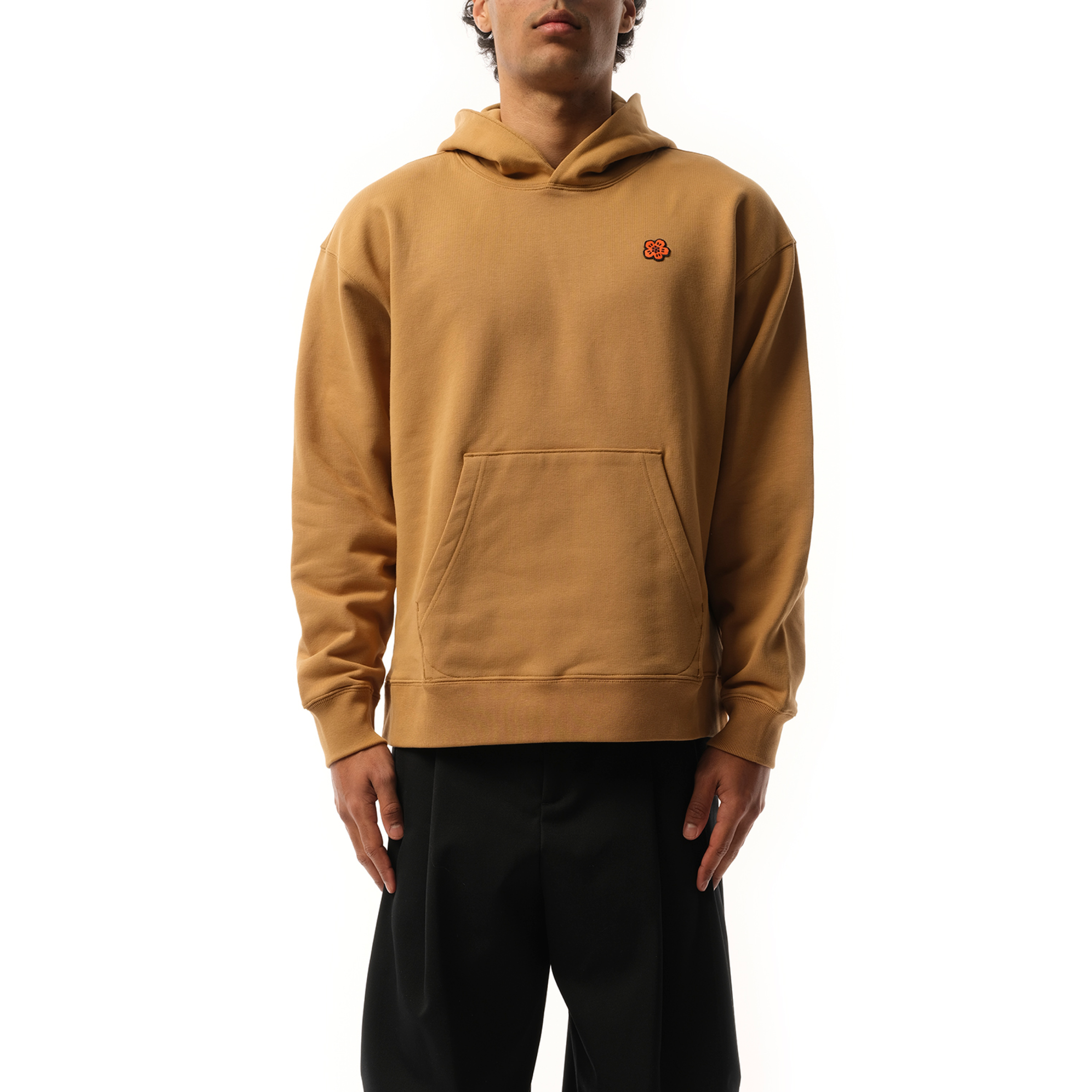 Gots Boke Oversize Hoodie in Dark Camel