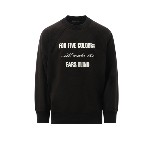 Back Logo Sweatshirt in Black1