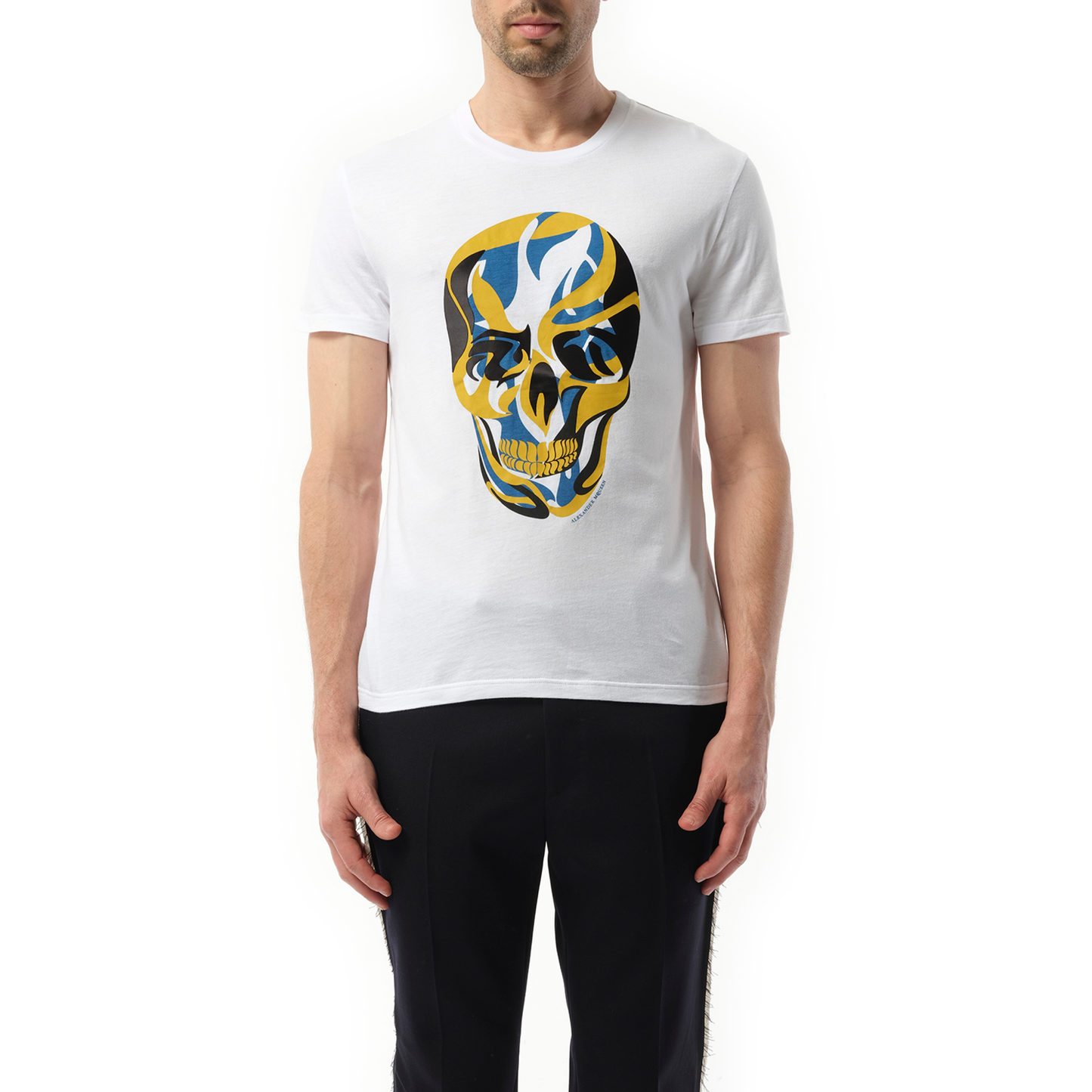 Abstract Skull T-Shirt in Multicolor