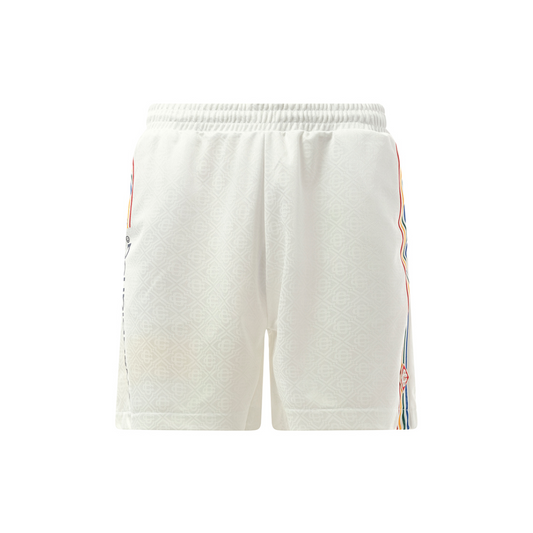 Football Shorts in Off White