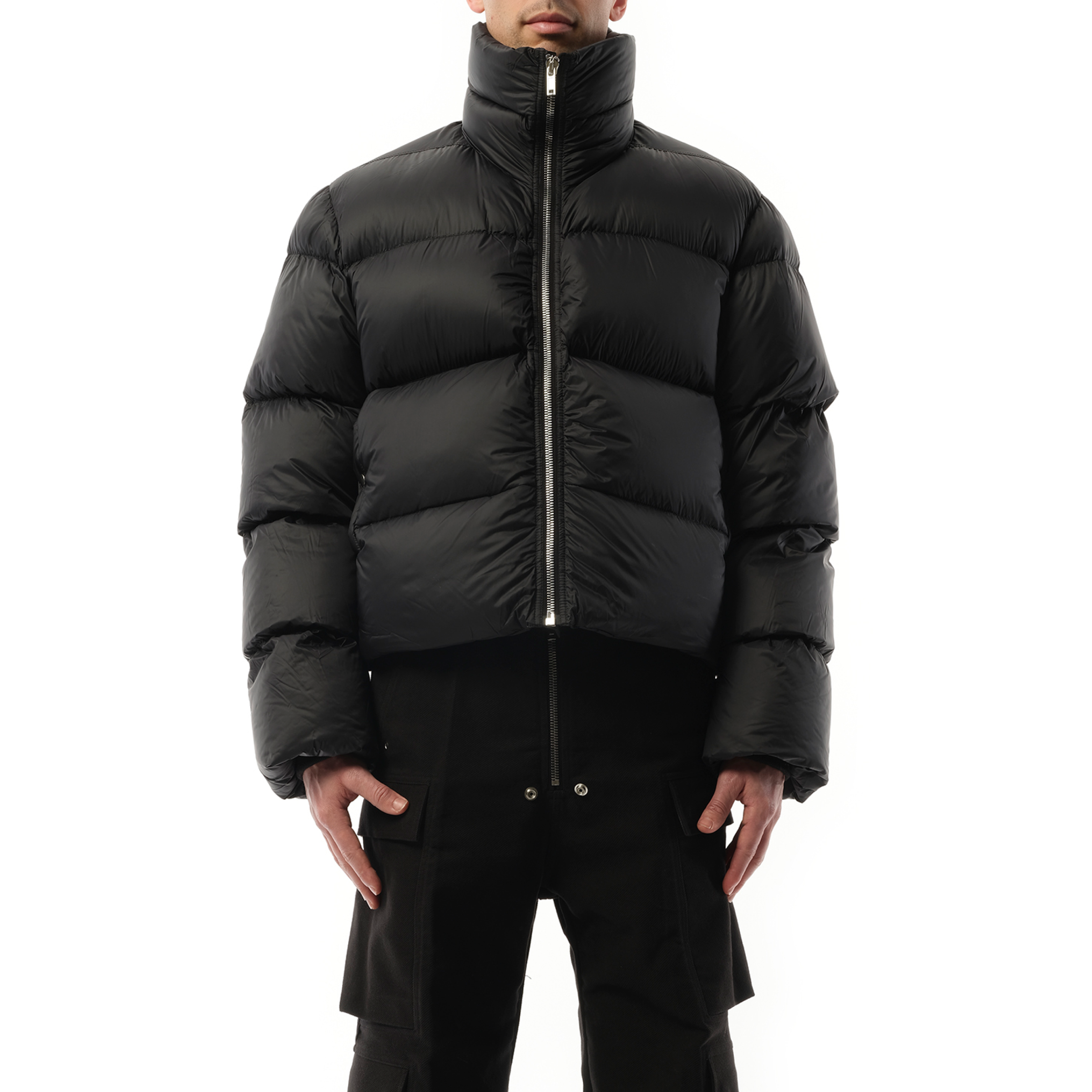 Turtle Down Jacket in Black